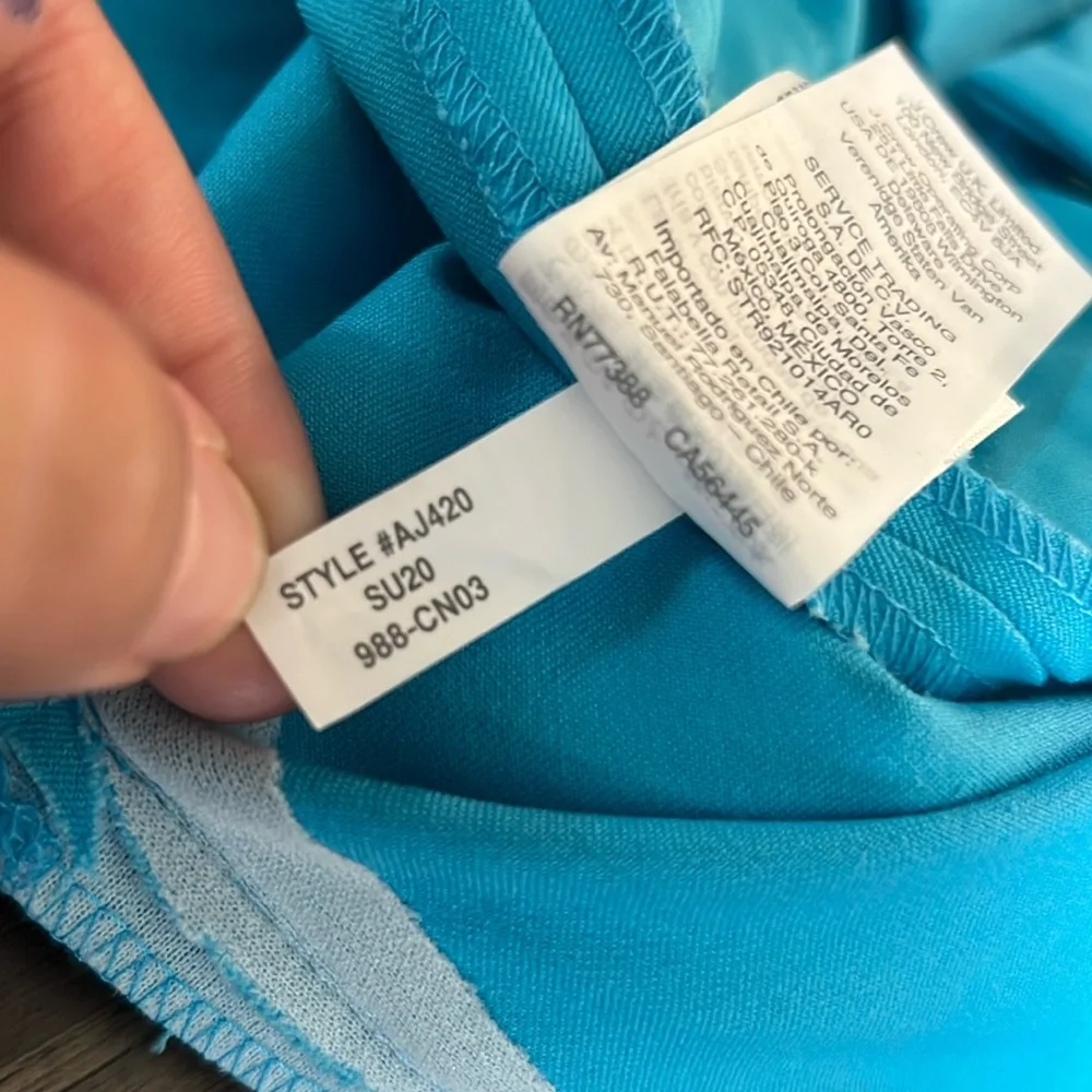 J.Crew Women’s Aqua Wide Leg Pants 14